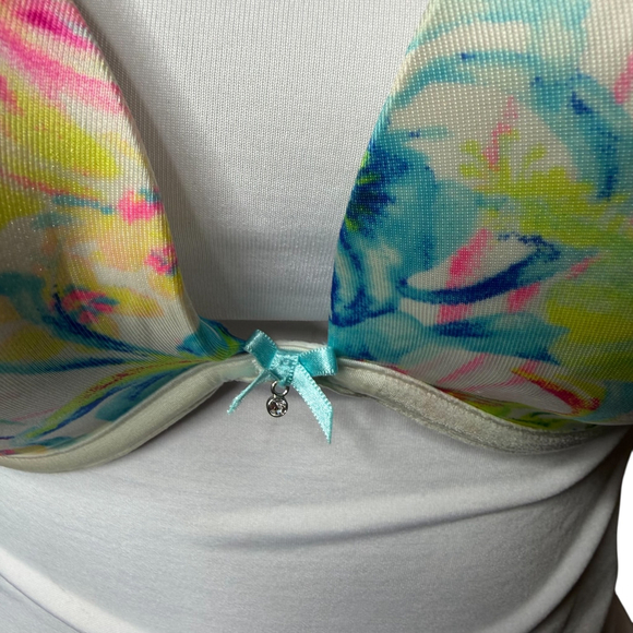 Victoria's Secret Tropical Print PLunge bra 36d - Picture 5 of 6
